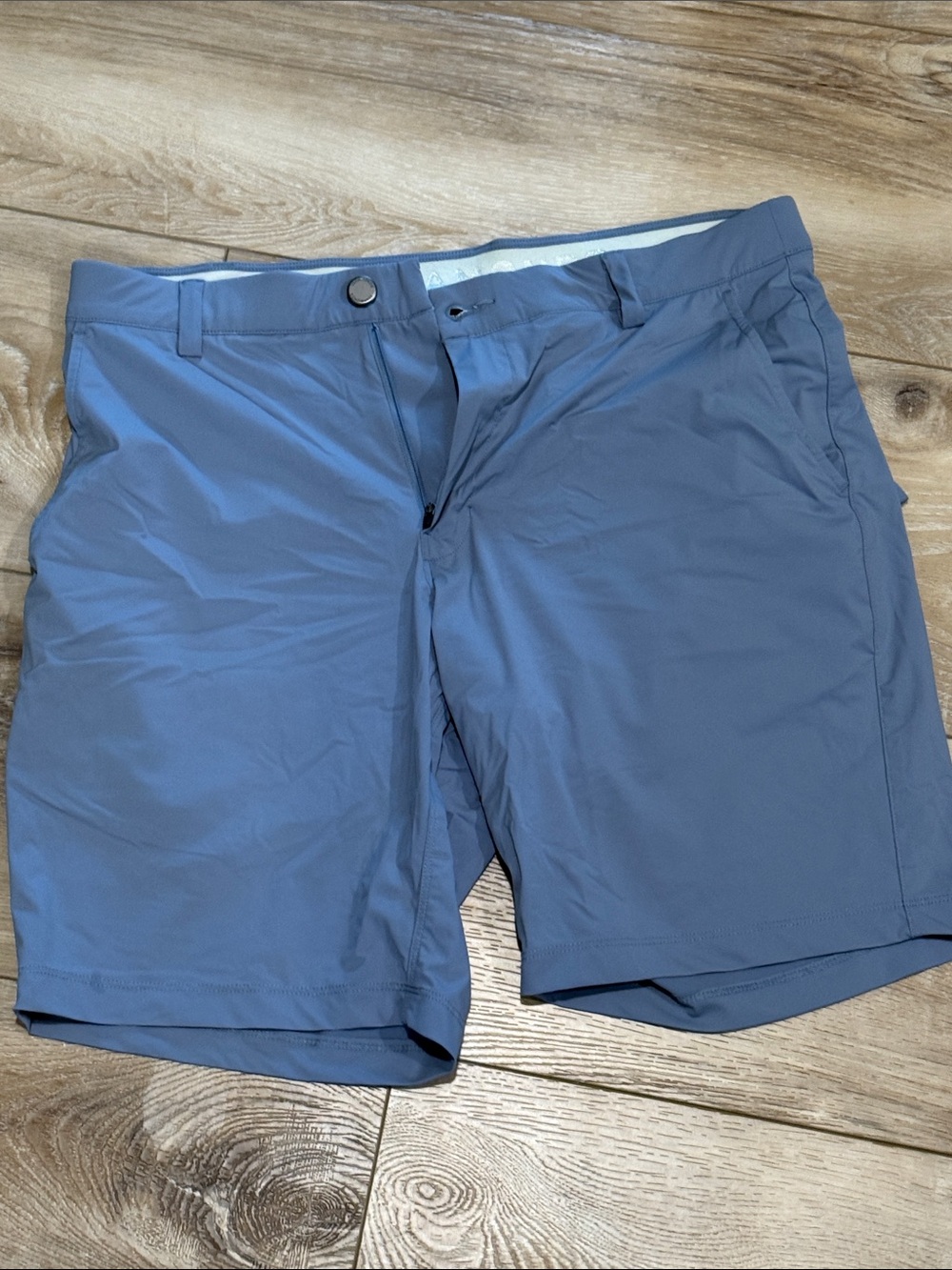 7 Diamonds Slate Blue Hybrid Shorts - medium